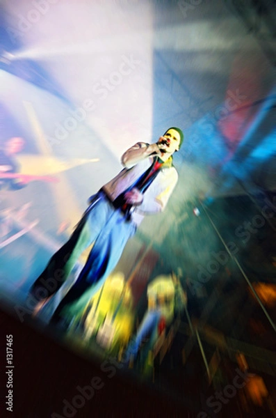 Obraz chanteur  techno