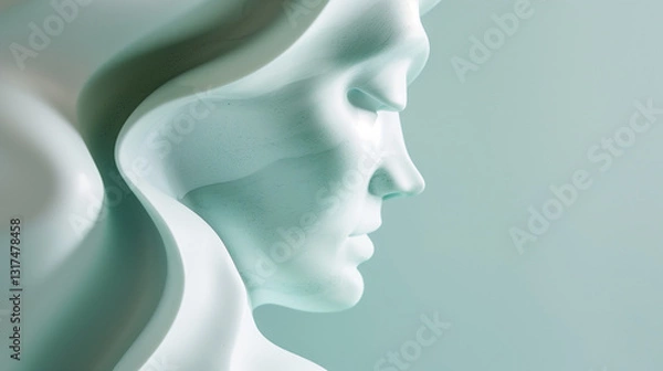 Fototapeta abstract futuristic waves background with marble pattern