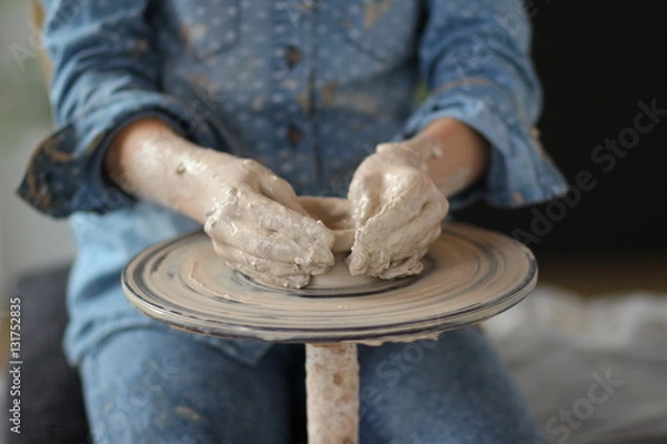 Obraz Potter's wheel
