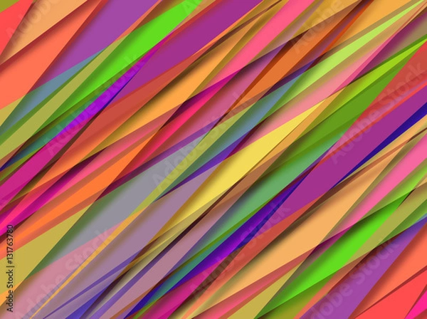 Fototapeta Abstract Digital Overlapping Pattern Diagonal 2