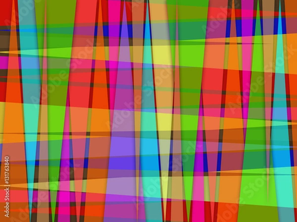 Fototapeta Abstract Digital Overlapping Pattern Vertical Horizontal