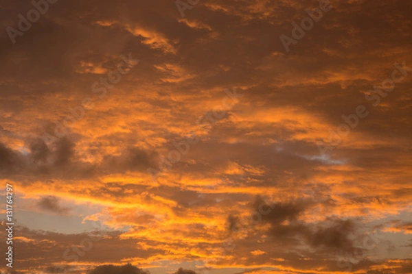 Fototapeta Fire in The Sky