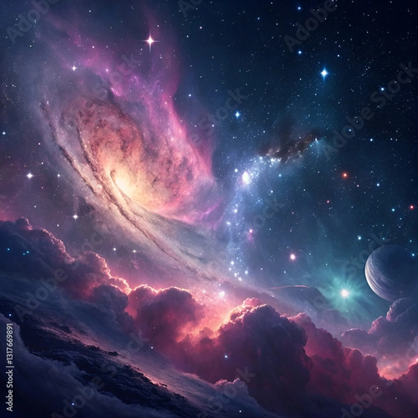 Fototapeta planet and space