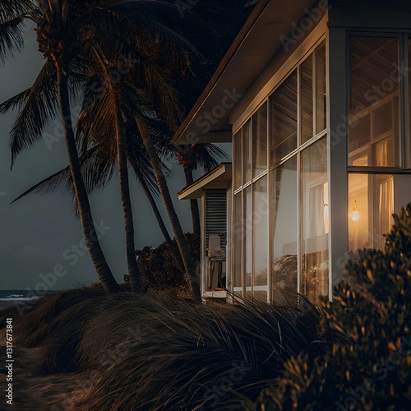 Obraz tropical beach house