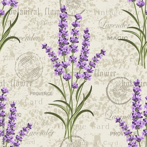 Obraz Seamless floral pattern