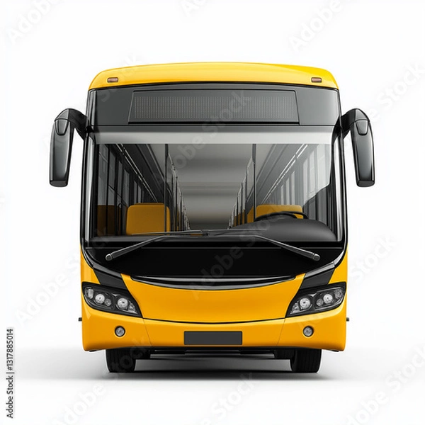 Obraz modern School Bus front view 