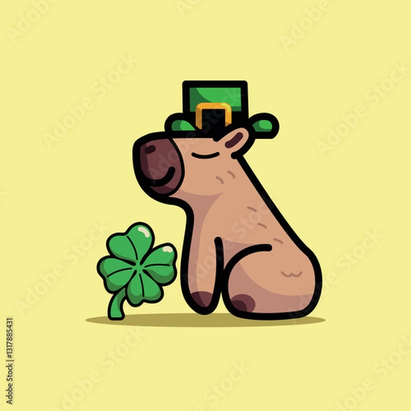 Obraz capibara patron.eps