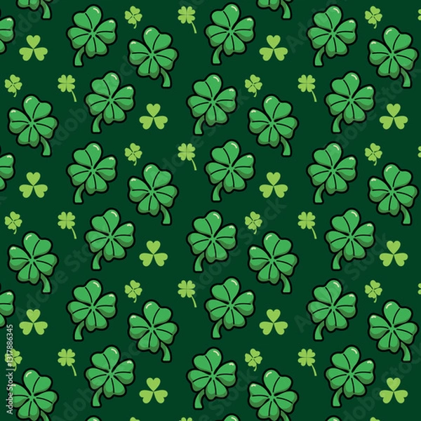 Obraz trebol patron.eps