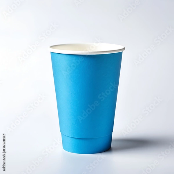 Fototapeta Paper Cup for dinks , isolated with white background