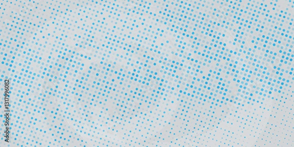 Fototapeta Halftone dot pattern texture, halftone background abstract