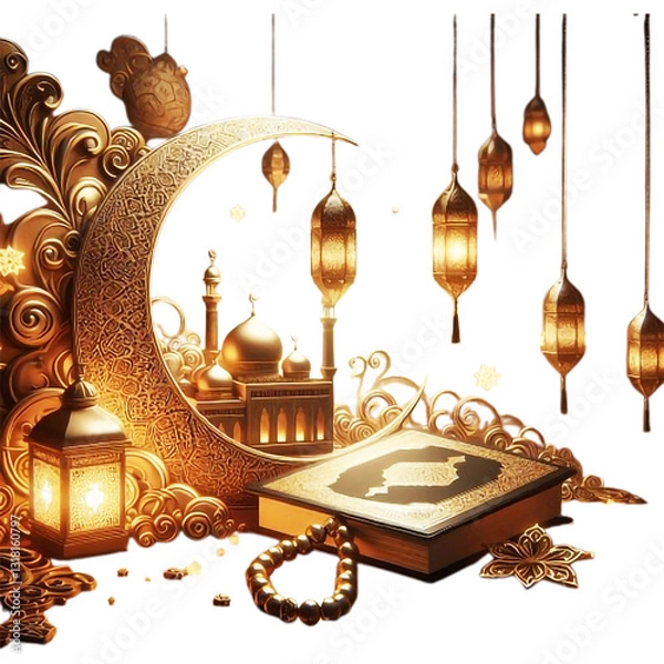 Obraz chandelier in a mosque