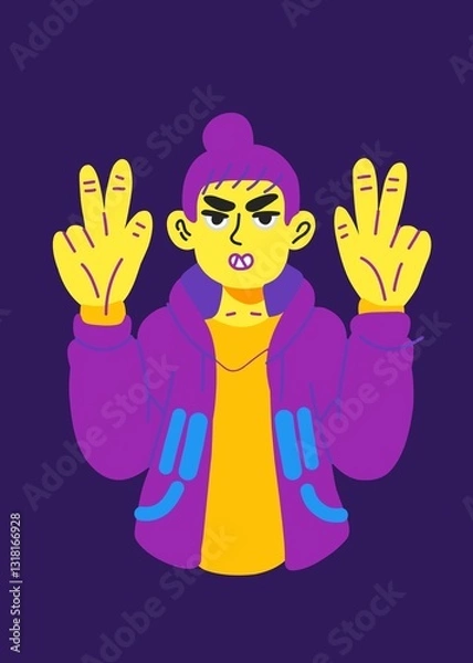 Obraz angel and devil