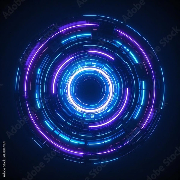 Fototapeta abstract technology background, digital data security concept