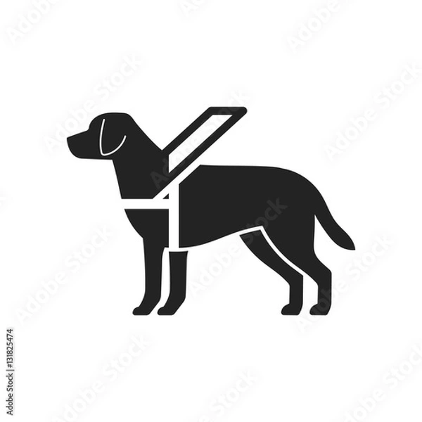 Obraz Guide dog sign