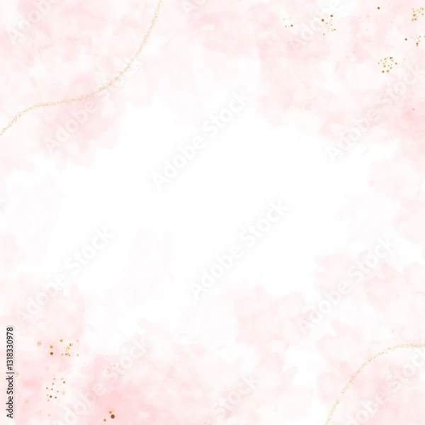 Obraz pink watercolor background