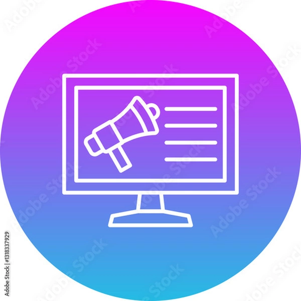 Fototapeta Promotion Icon