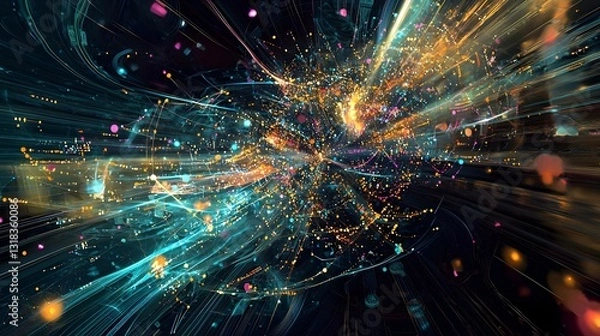 Fototapeta Analyzing big data