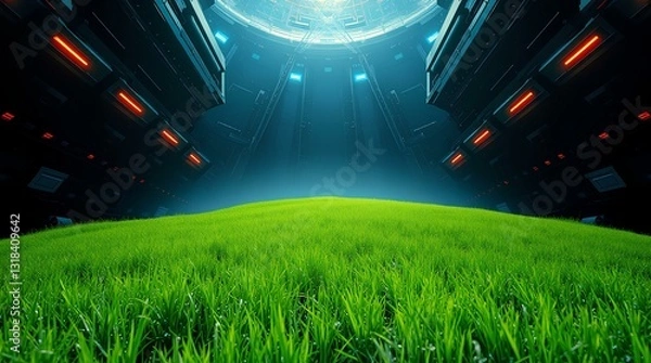 Obraz Nature Meets Technology