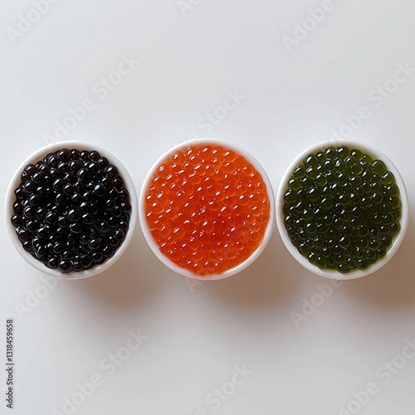 Obraz caviar in a glass bowl
