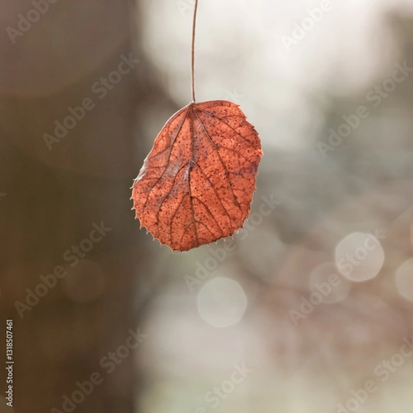 Obraz Einzelnes Herbtblatt