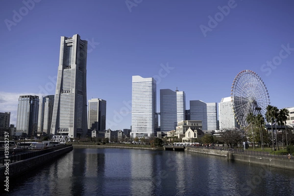 Obraz 横浜市街地の風景