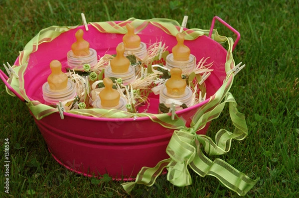 Obraz biberon dragées pour baptême