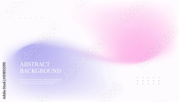 Fototapeta Color gradient background. Gradient landing page view. Minimalist futuristic background. Soft purple and pink