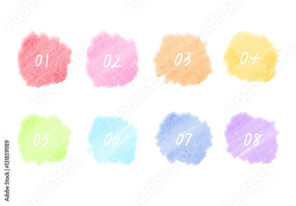 Obraz 水彩　ナンバーアイコン