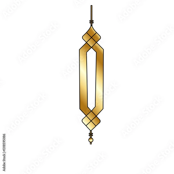 Obraz Set with gold extruded embossed patterns.