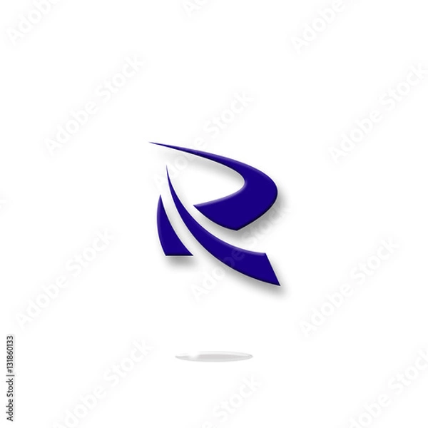 Obraz r, logo r, letter r, icon r, symbol r, vector, alphabet, font, bussines