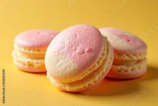Fototapeta Flavorful Rainbow Polvorones: Tempting Assortment of Delightful Bites