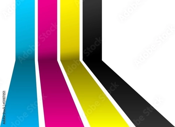 Obraz CMYK Lines