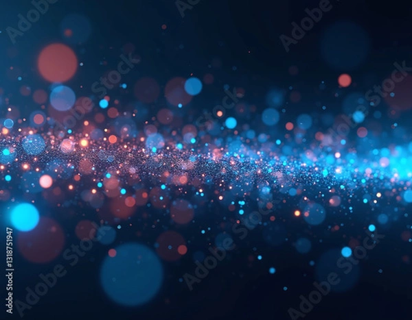 Obraz abstract  digital waves - techno background