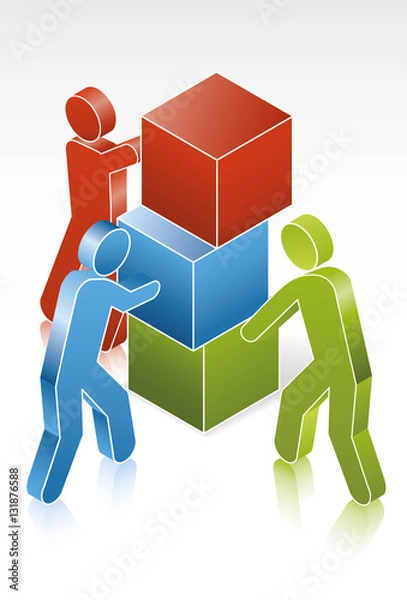 Obraz Small Team Project