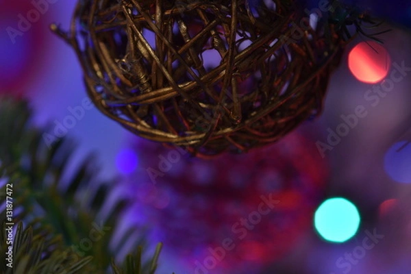 Obraz Christmas tree decorations