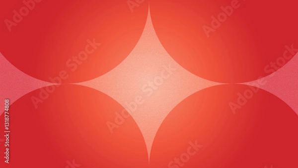Fototapeta Red circle  abstract background. Minimal boxes and geometric podium, Scene with curved forms, Gradient background color gradient concept graphic for illustration