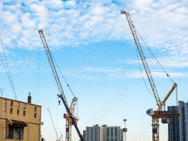 Fototapeta Crane construction