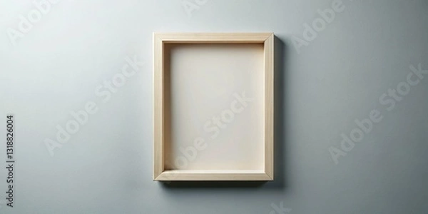 Fototapeta Clean Medical Tray Top View, Empty Copy Space, Clinical Flat Lay