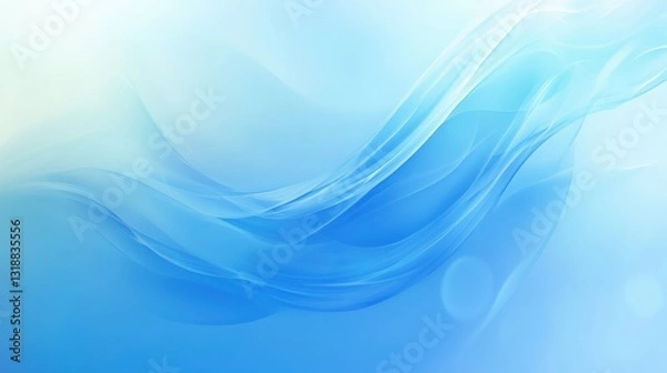 Fototapeta Abstract Blue Wave Background