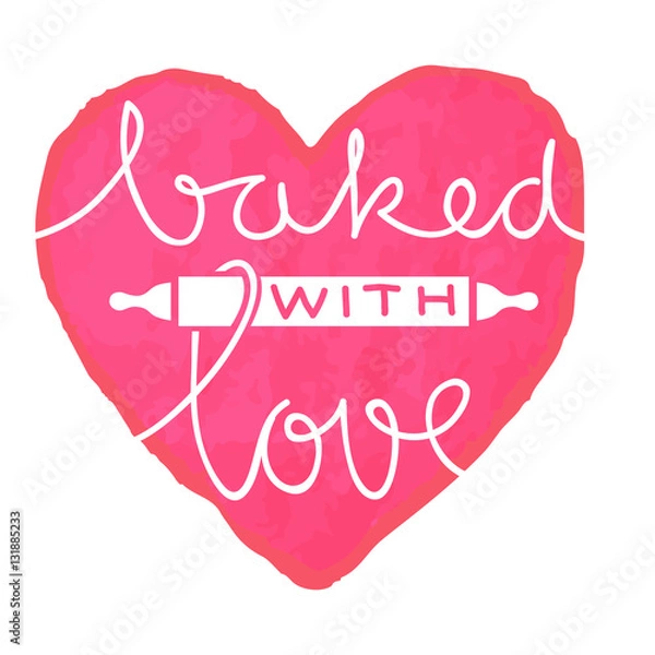 Obraz baked with love
