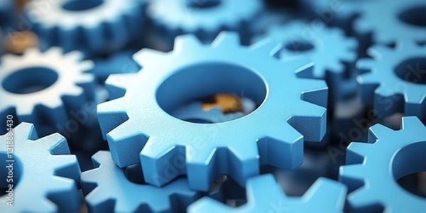 Obraz gears and cogs