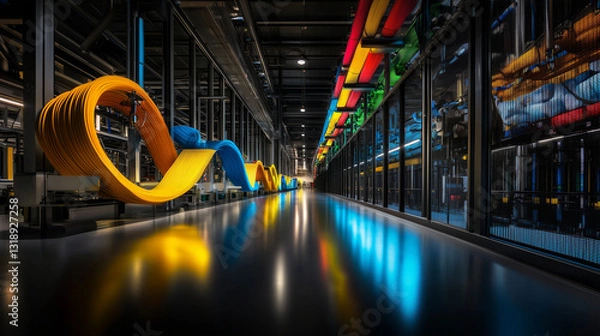 Obraz bridge in night