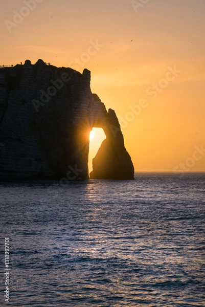 Obraz couche de solail Etretat