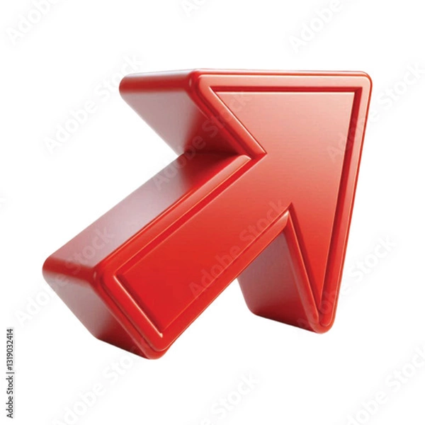 Fototapeta Red Arrow vector