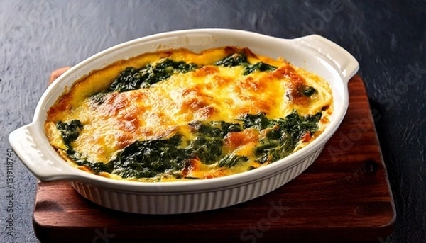 Obraz ほうれん草のグラタン