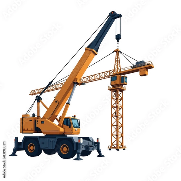 Obraz construction machines