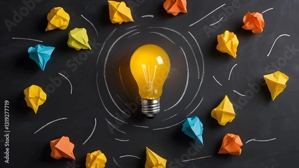 Obraz creative idea concept