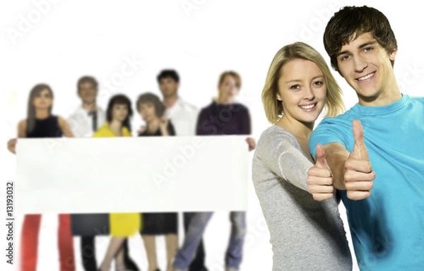 Obraz Erfolgreiches Team