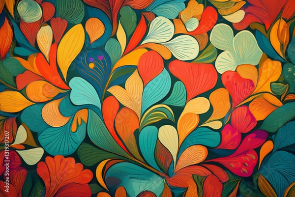 Obraz seamless floral pattern