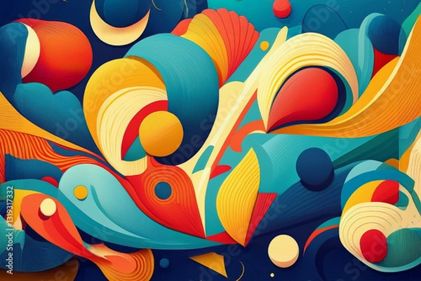 Obraz abstract colorful background